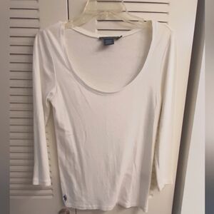 Ralph Lauren Sport White Pullover Short. Size M